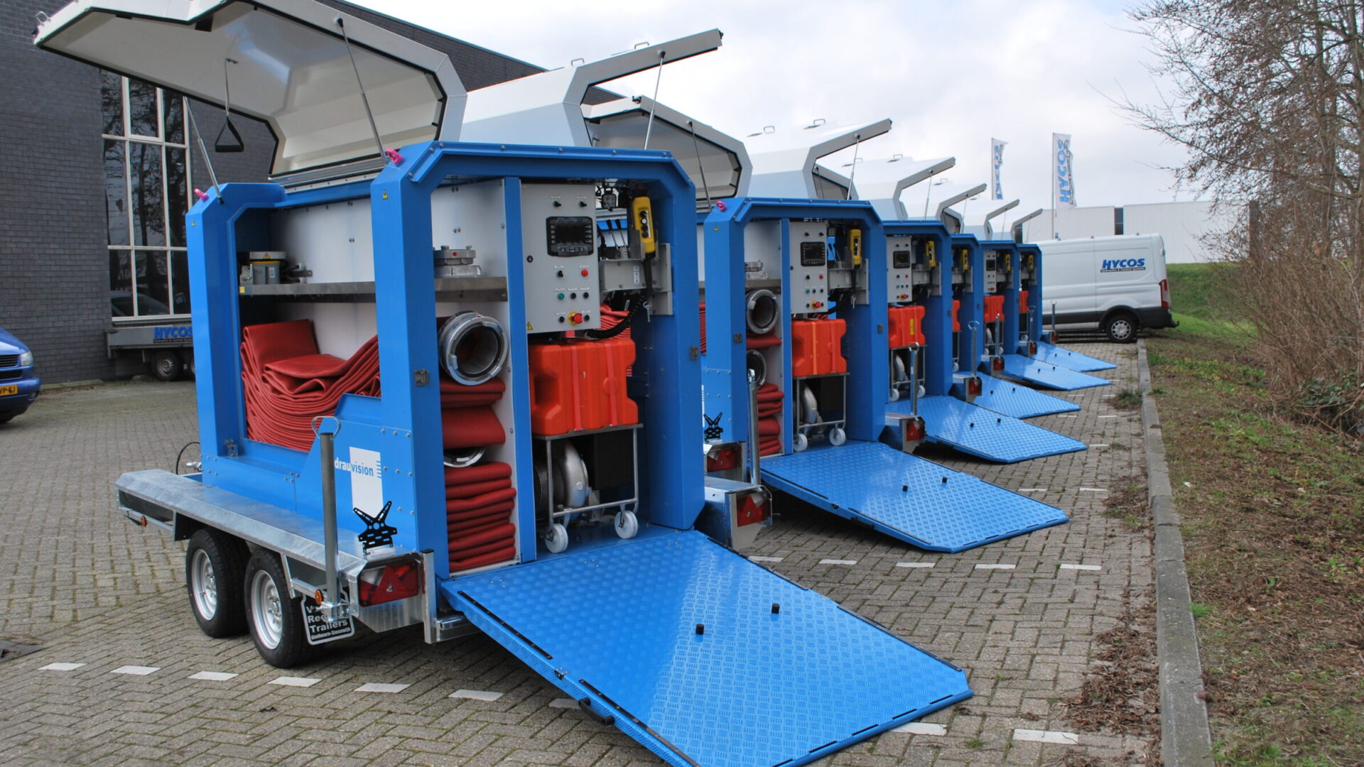 Hydrauvision Big flow water transport systeem