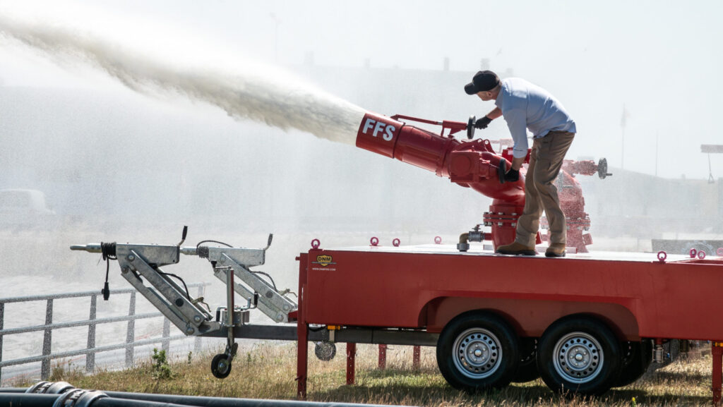 Hydrauvision Fire fighting system