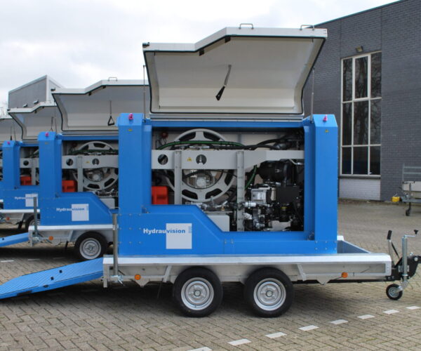 Hydrauvision Big flow water transport systeem