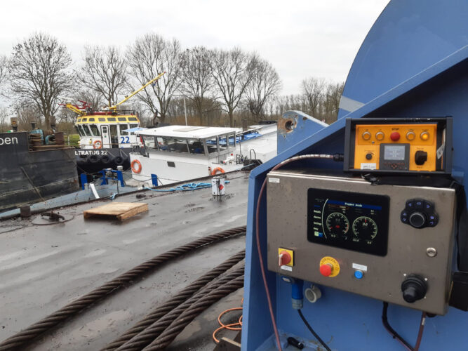 Barge salvage JOGO 4 Boven-Schelde Hydrauvision