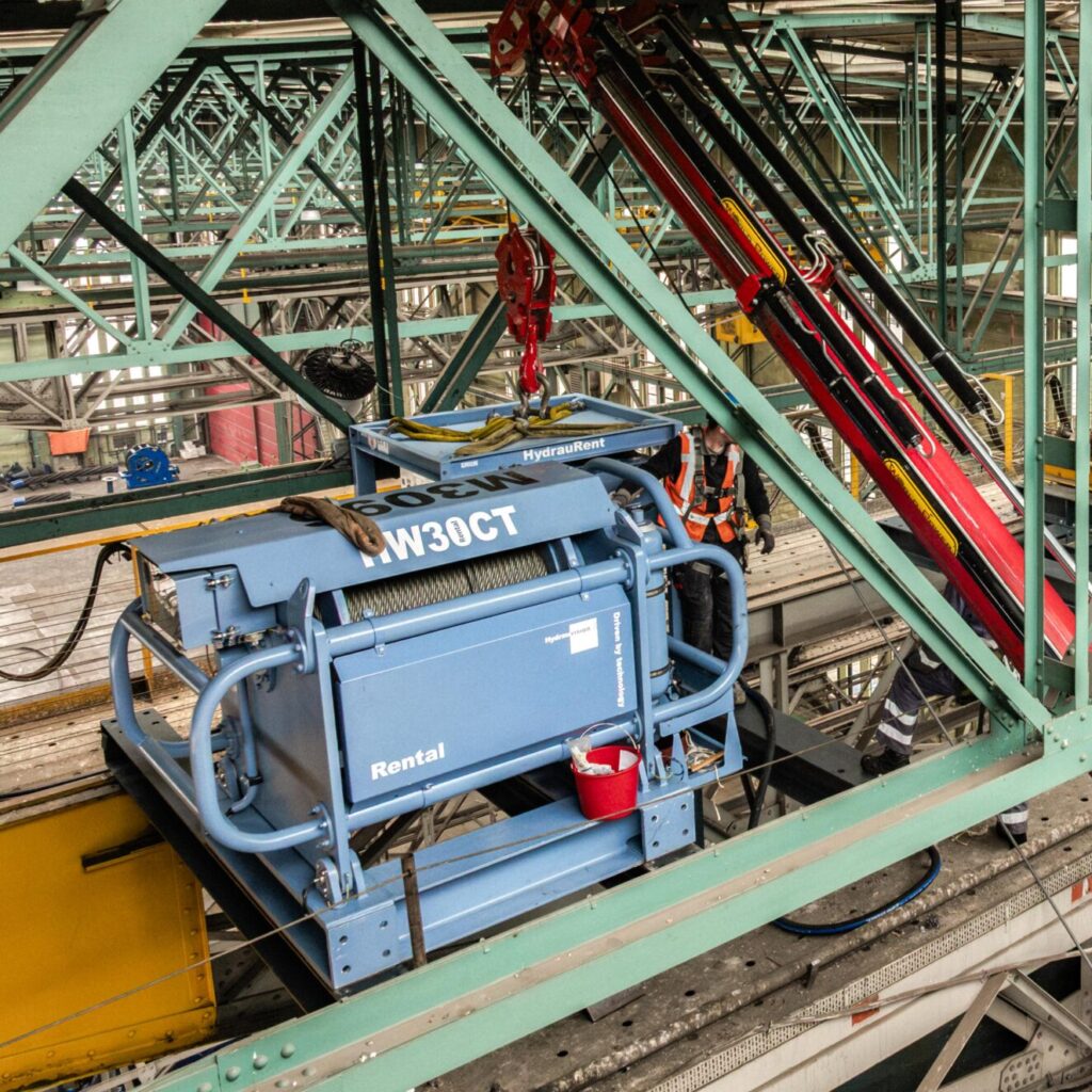 Hydrauvision Rental hydraulic winches and powerpacks