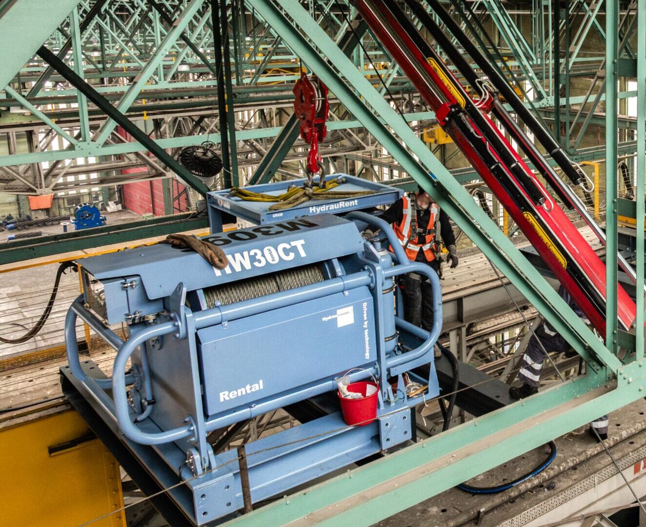 Hydrauvision Rental hydraulic winches and powerpacks