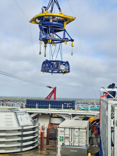 secondary steel installation for Thor Offshore Wind Farm RWE