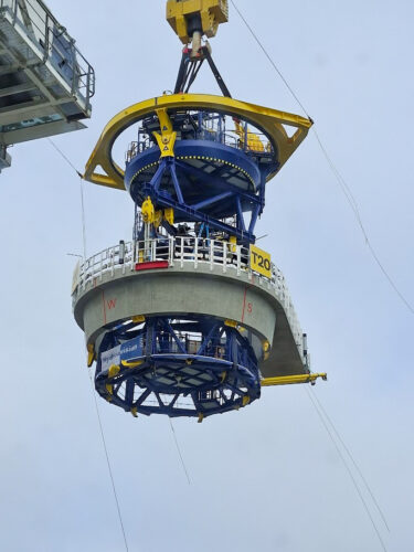 secondary steel installation for Thor Offshore Wind Farm RWE