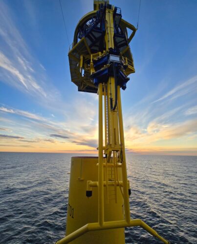 secondary steel installation for Thor Offshore Wind Farm RWE