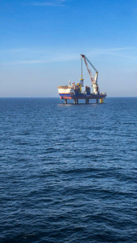 secondary steel installation for Thor Offshore Wind Farm RWE