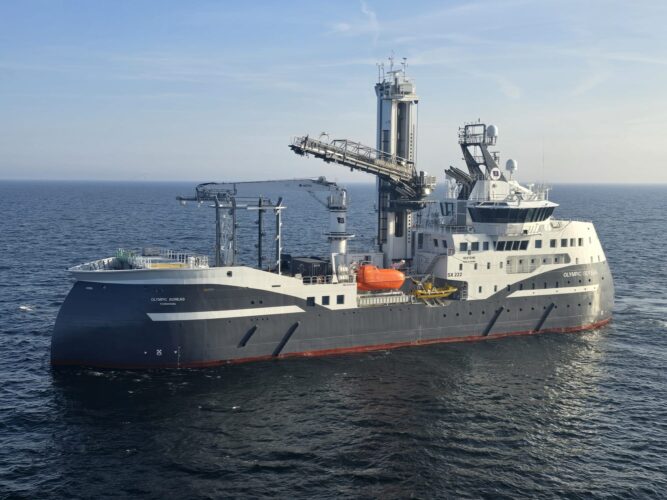 secondary steel installation for Thor Offshore Wind Farm RWE