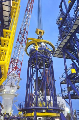 secondary steel installation for Thor Offshore Wind Farm RWE
