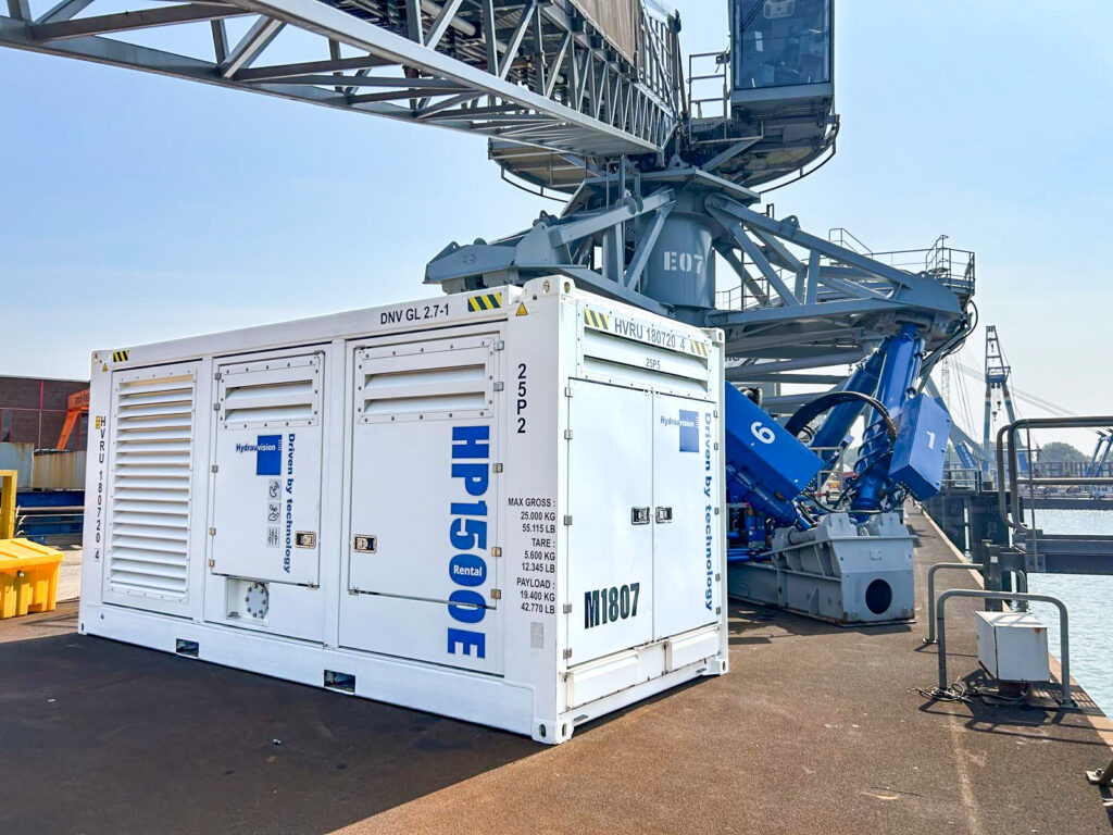HydrauPack 1500E electric driven power pack zero emission