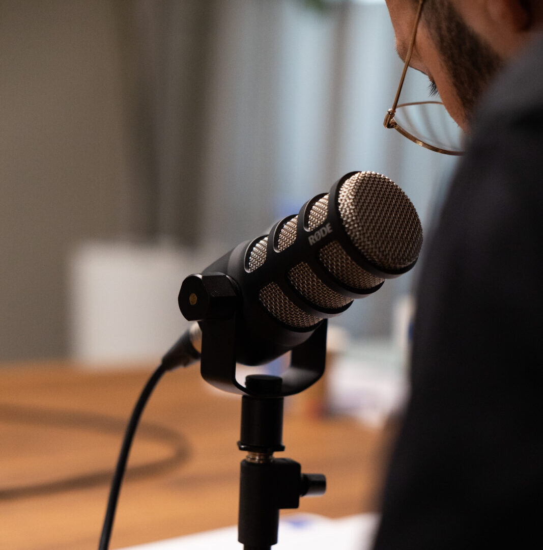 Podcast - Kracht in beweging - microfoon