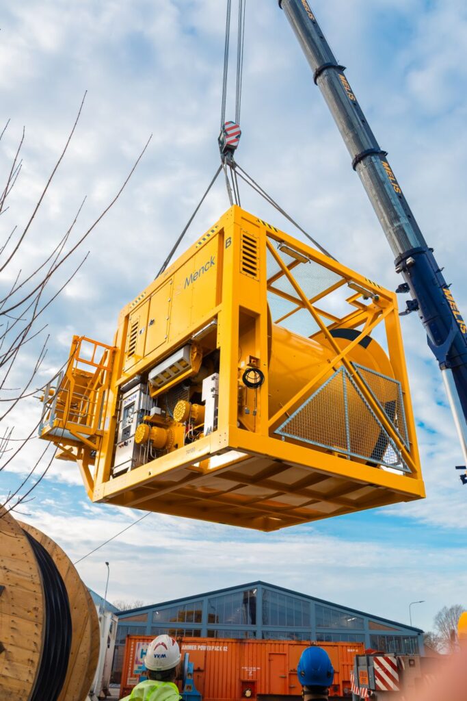 Menck winch spread